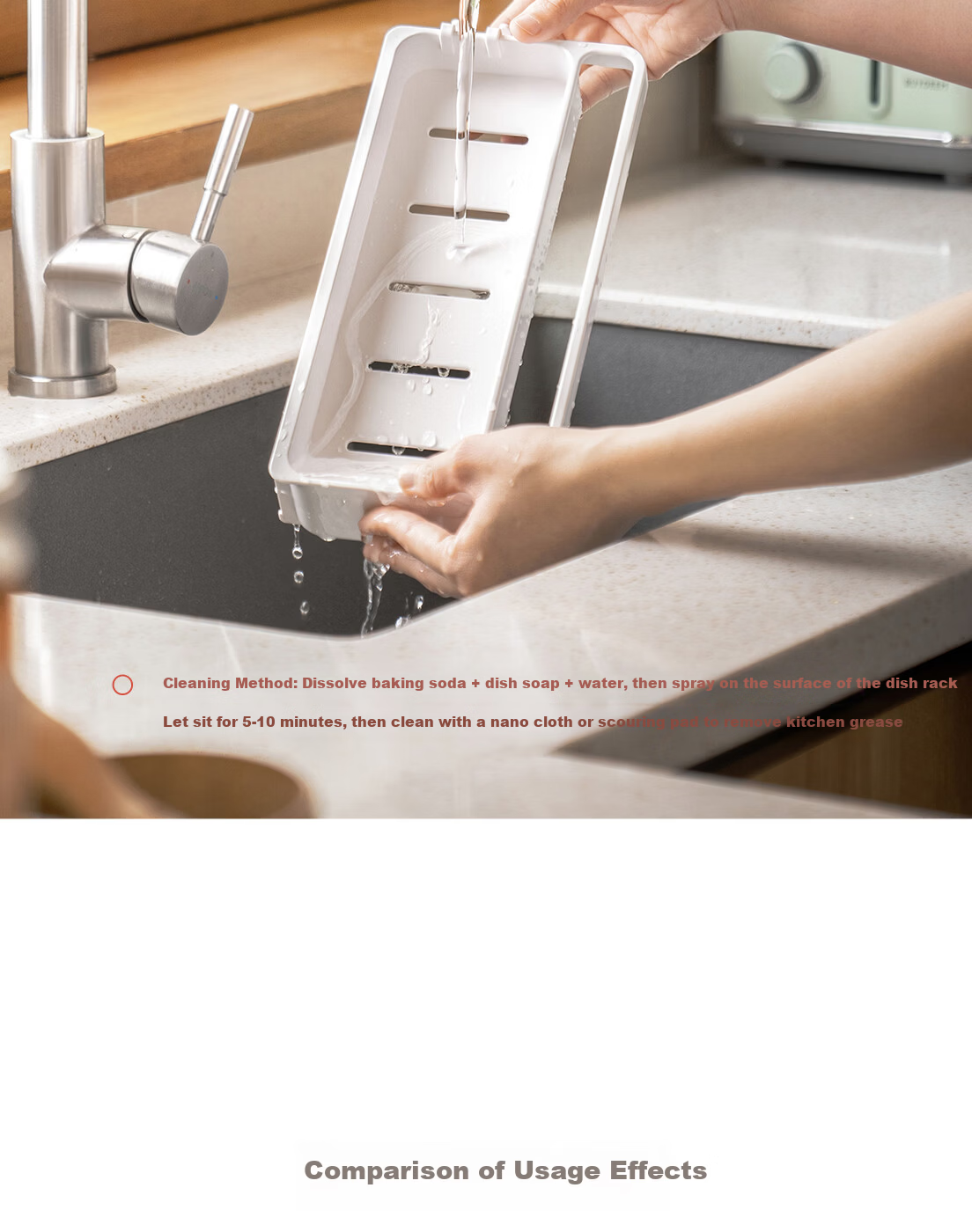 Lazy Corner Stainless Steel Foldable Draining Rack Kitchen Sink Edge Draining Shelf 11