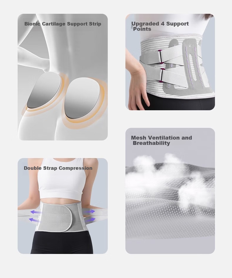 Keep Medical Lumbar Support Belt for Lumbar Disc Herniation, Lumbar Muscle Strain, Prolonged Sitting and Standing, Waist Support, Lumbar Spine Protection for Women 4
