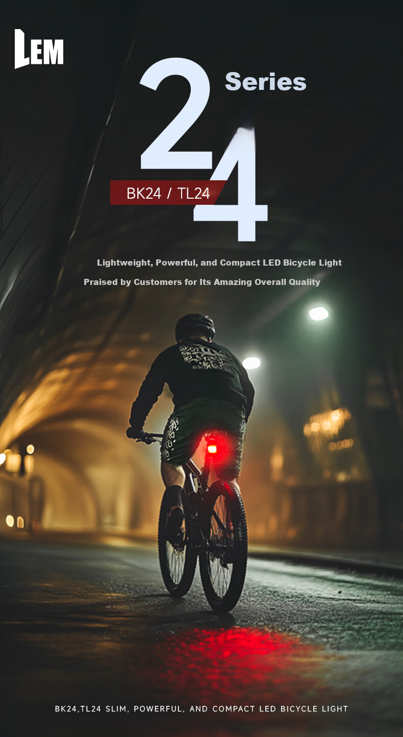 LEM Bicycle Front Light High Brightness Night Riding Tail Light Mountain Road Bike Flashlight Waterproof Cycling Gear for Kids 1