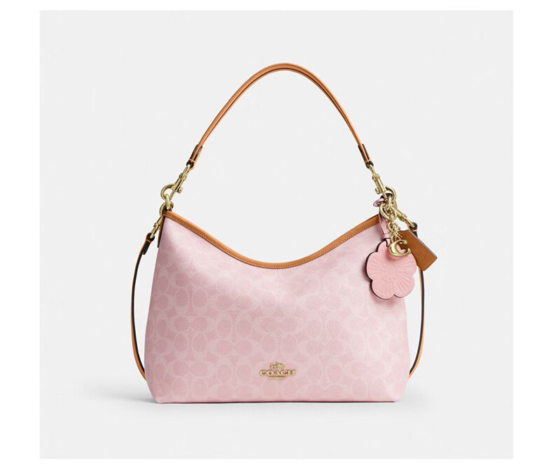 COACH Laurel Medium Pink Tote Shoulder Bag for Women Gift CEL12 5