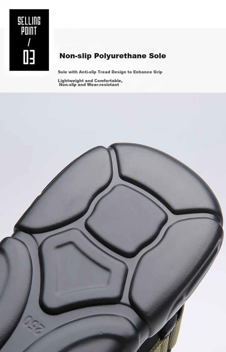 Aokang Men's Beach Sports Sandals Casual Velcro Sandals Black Size 42 15
