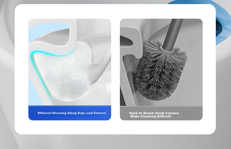 Baojiajie Cloud Ball Soft Bristle Cleaning Brush Long Handle Bathtub Toilet Brush Non-Glazed Surface Soft Brush Tool 7