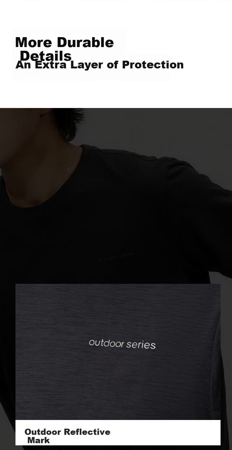 JD Jingzao D1 Quick-Dry Long Sleeve T-Shirt Men's 2026 Summer New Round Neck Women's T-Shirt Layered Cloud Gray S 11