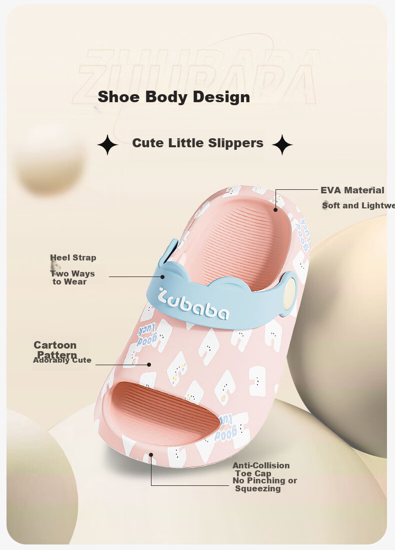 Pig Daddy Kids Clog Shoes Boys Summer Indoor Home Bath Non-Slip Girls Toddler Outdoor Sandals Star Blue Size 13 2