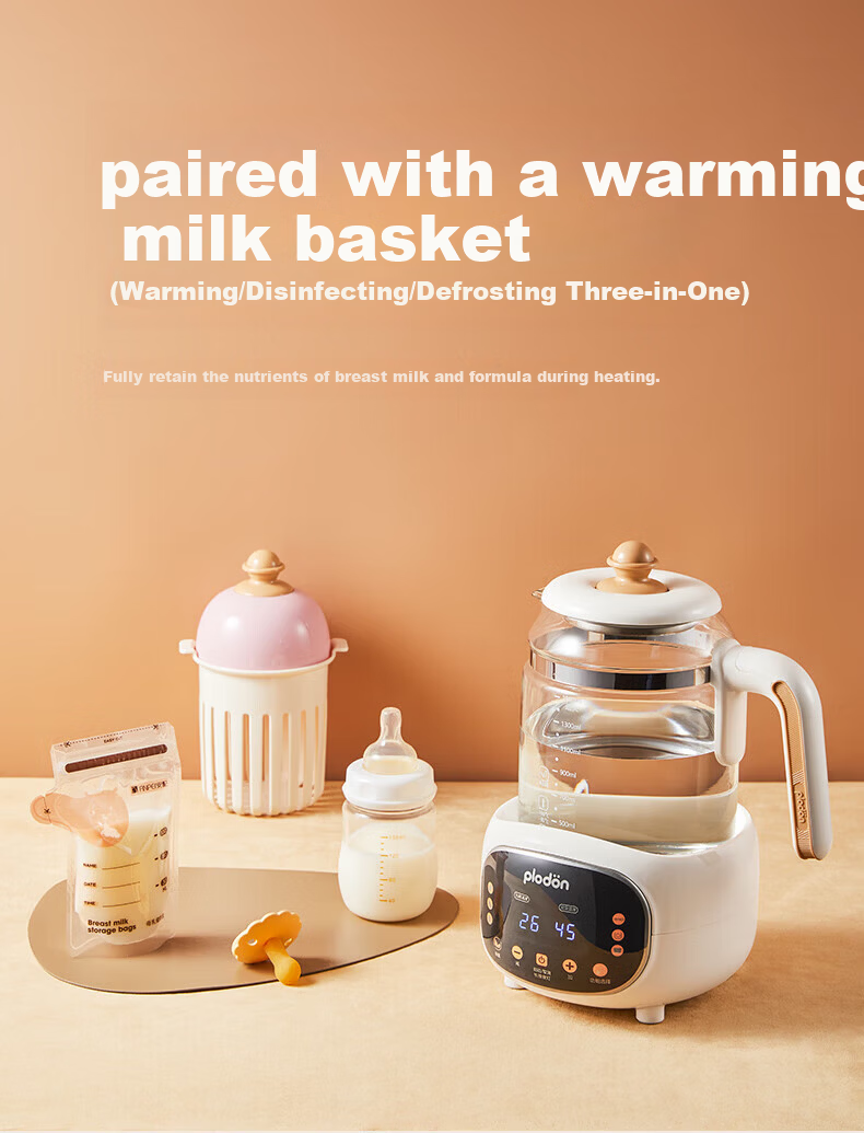 Pulidon Thermostatic Kettle Baby Milk Warmer Household Electric Hot Water Kettle 13