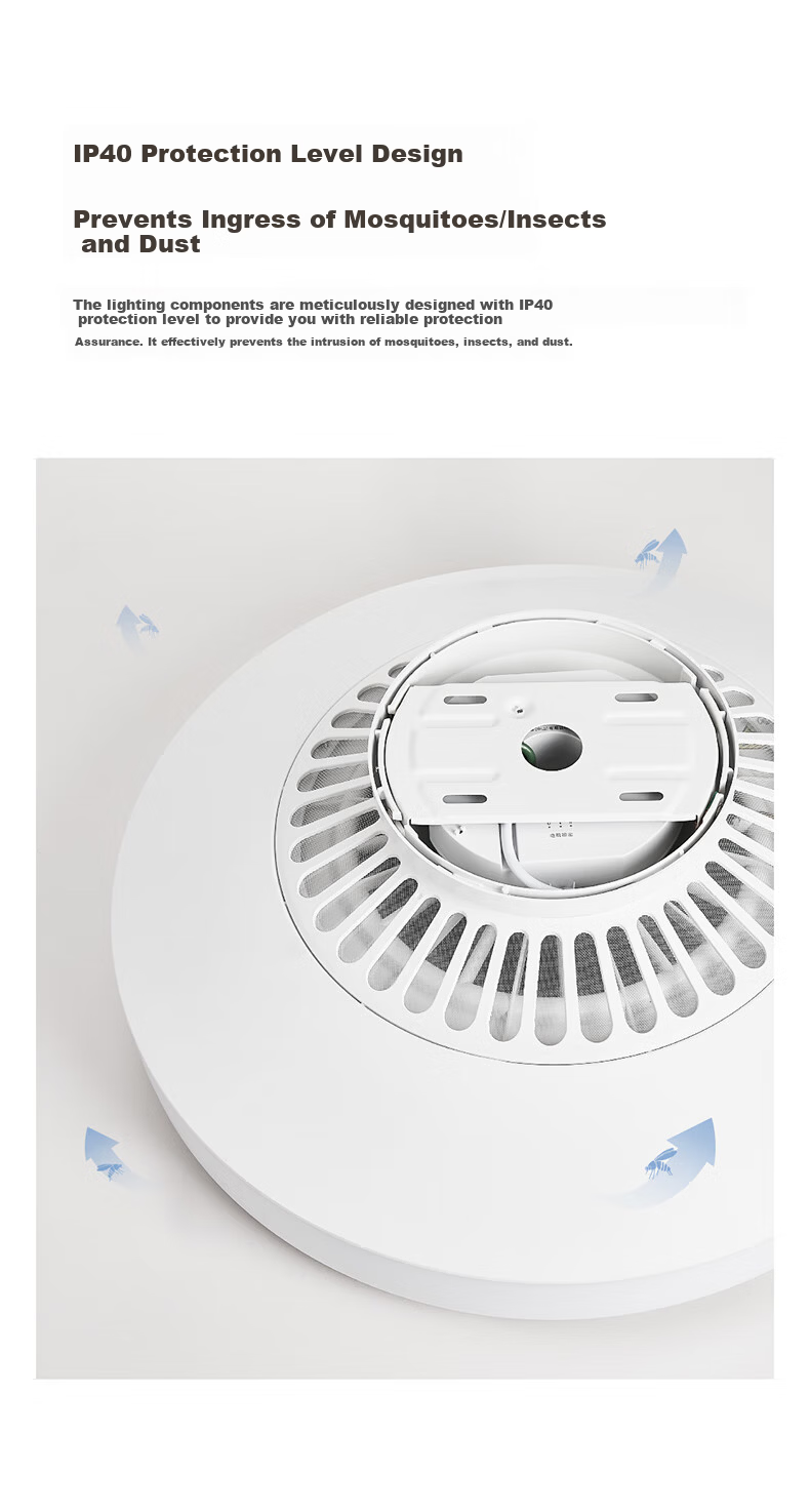 OPPLE Bladeless Fan Light Full Spectrum High CRI Low Noise LED Remote Control Dining Room Bedroom Chandelier Changfeng 15