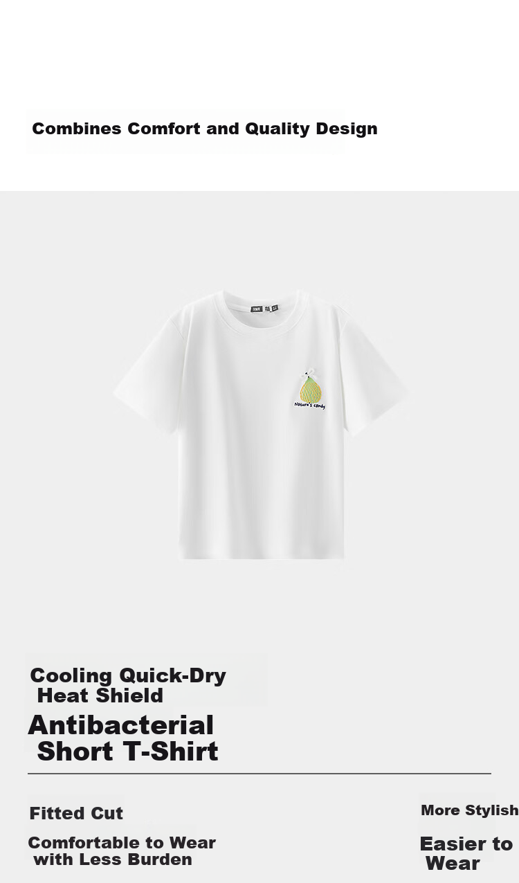 Semir Cooling Short Sleeve T-Shirt Women Summer Short Embroidered Antibacterial Moisture-Wicking Quick-Dry 2026 Clothing 109326100020 4