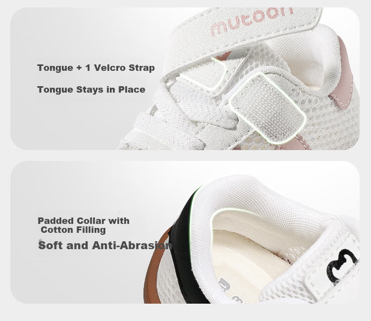 Mutong Children's Summer Walking Shoes Baby Boys Breathable Mesh Training Shoes Toddler Girls Rubber Pink Size 25 24