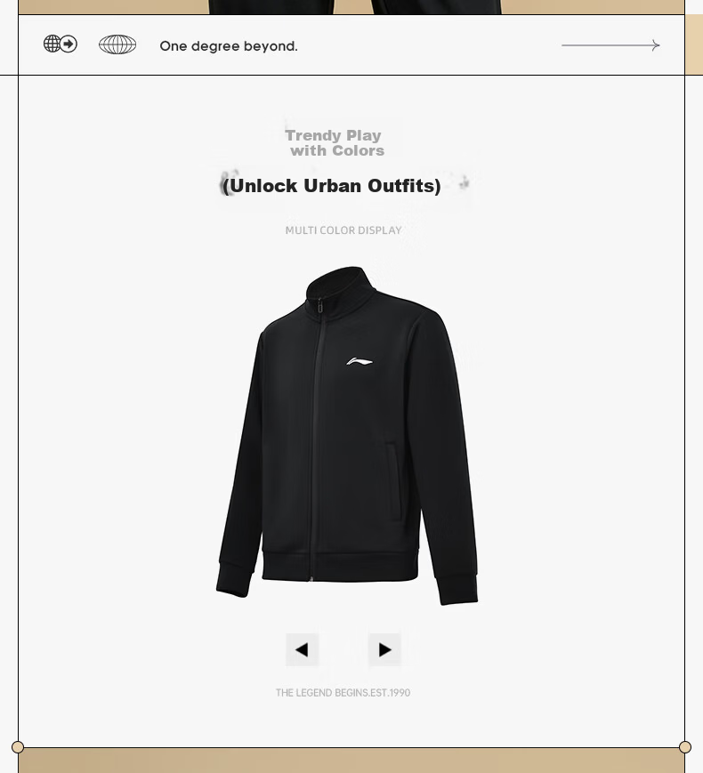 LI-NING Table Tennis Jacket Unisex Autumn Winter Fleece Lined Warm Zip-up Hoodie Black 3XL 2