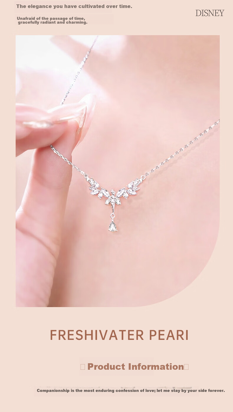Disney Necklace for Women Exquisite Light Luxury Niche Birthday Gift for Girlfriend 4