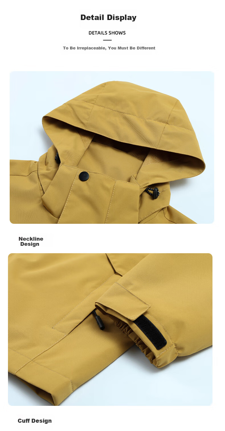 Baleno 2026 New Women's Outdoor Jacket Spring Autumn Winter Windproof Waterproof Hooded Coat Versatile Travel Top 15