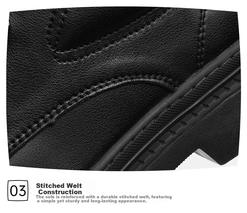 HLA Men's Business Casual Thick-Soled Height-Increasing Derby Shoes HAAPXM1EFE066 Black Size 38 14