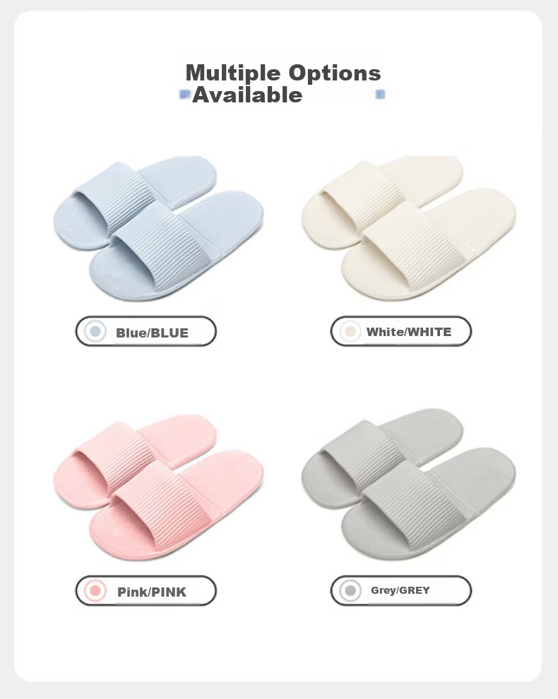 Qiumuxi Foldable Slippers for Women Travel Portable Business Trip Hotel Shower Non-slip Disposable Sandals 6