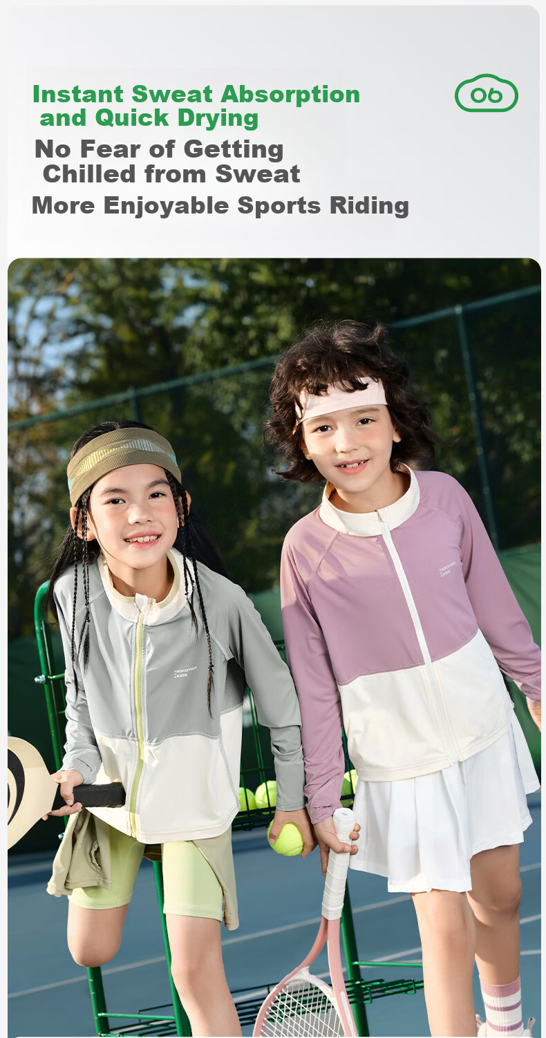 Kocotree KK Tree Kids Sun Protection Jacket Cooling Breathable Baby Skin Jacket Boys Girls UV Protection Coat 17