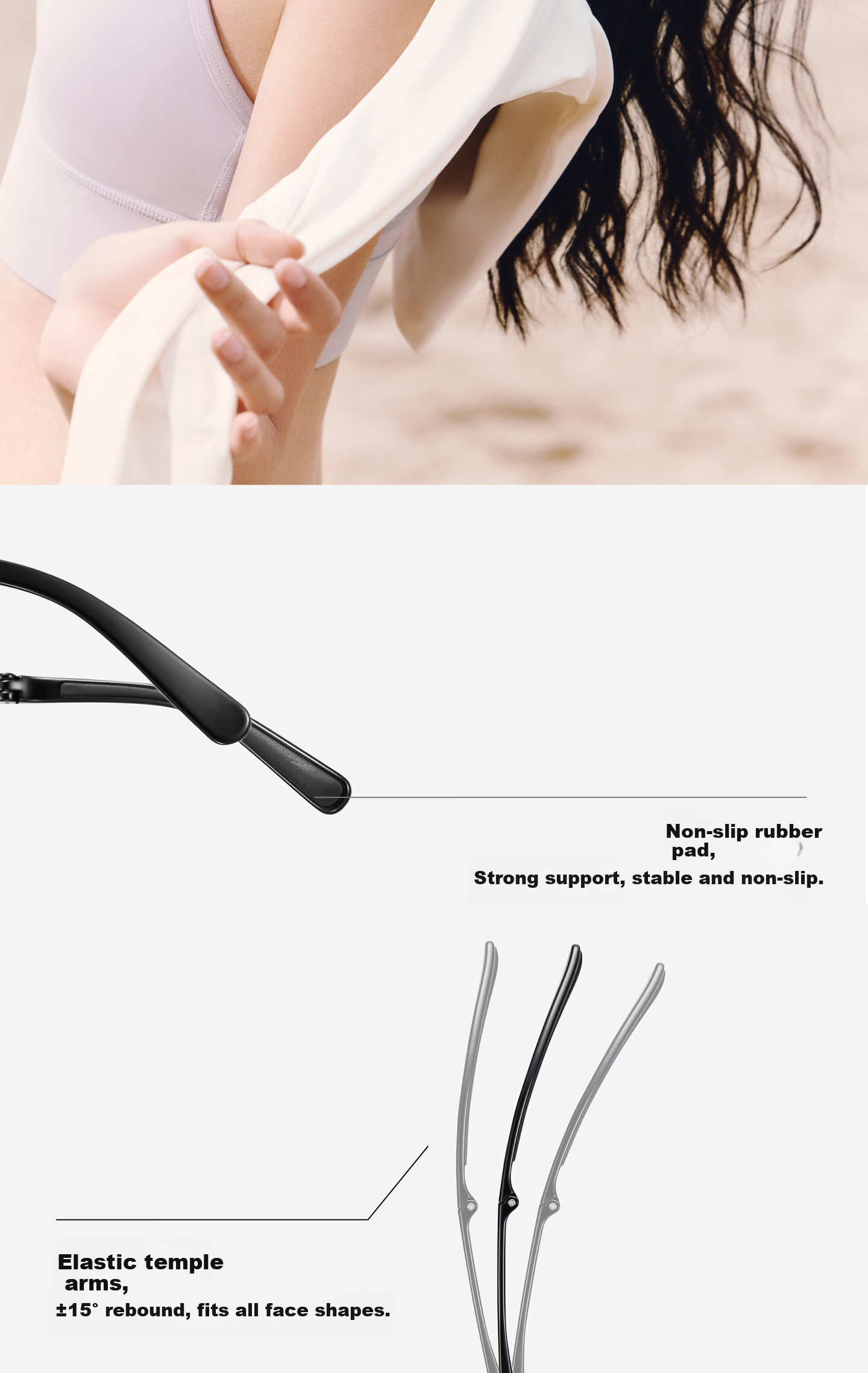 Beneunder Women's Wellington Frame Sunglasses Foldable UV Protection Fashionable Sun Glasses FD003 17