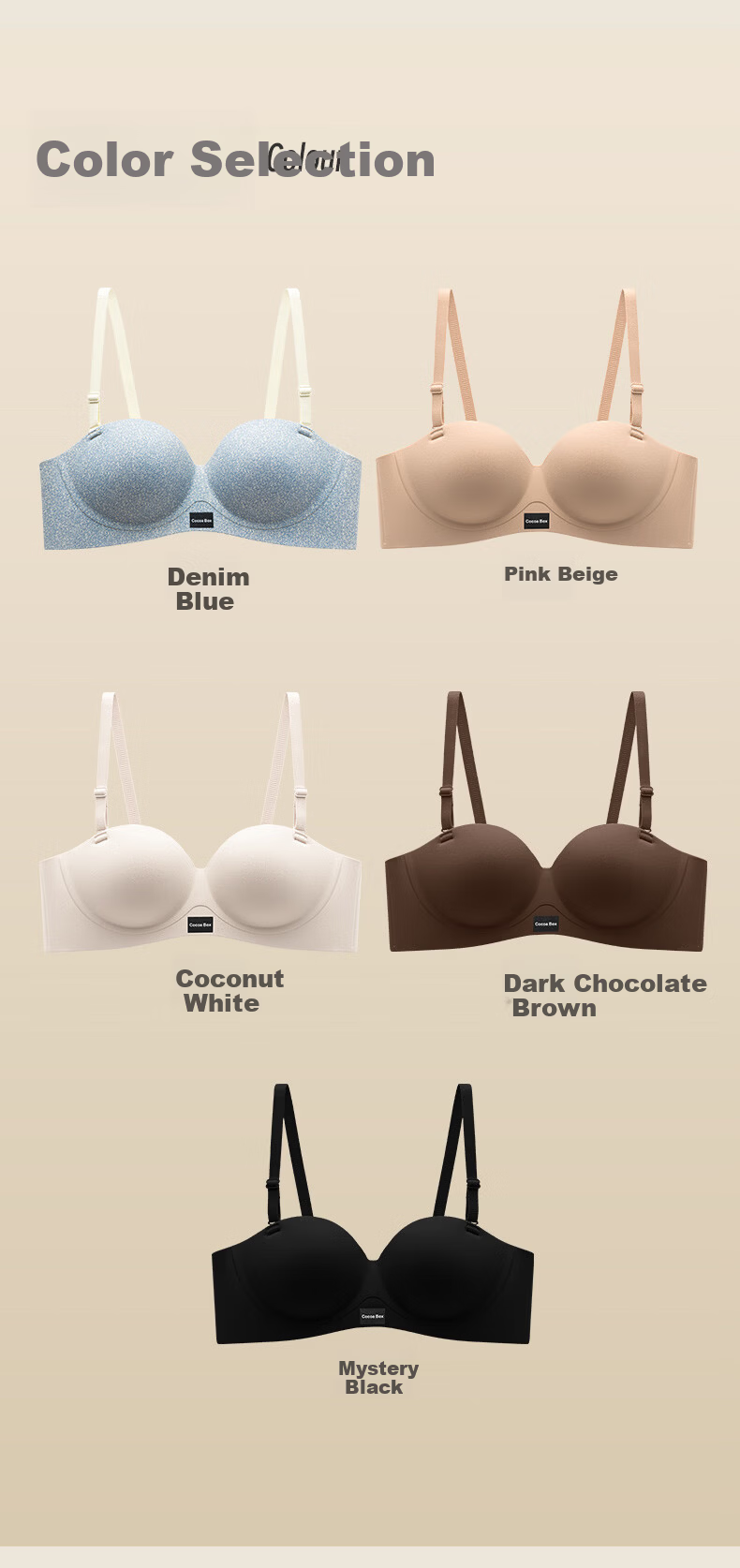 Herbal Original Color Women's Round Cup Small Bust Enhancing Push-Up Anti-Sagging Soft Support Sexy Bra 2026 Spring New Arrival 19