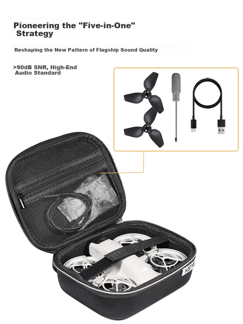 Qiye Storage Bag Protective Case Handbag for DJI Neo Drone Pocket Drone Accessories Protective Shell 2
