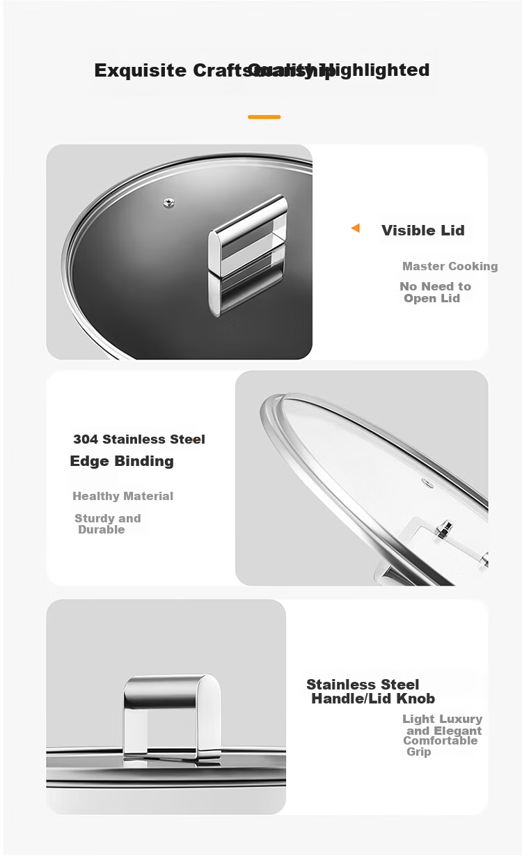 COOKER KING Fluorine-Free Coating Non-Stick Wok Multi-Functional Ultra-Light Titanium Pan 28CM for Gas and Induction Cookers 14