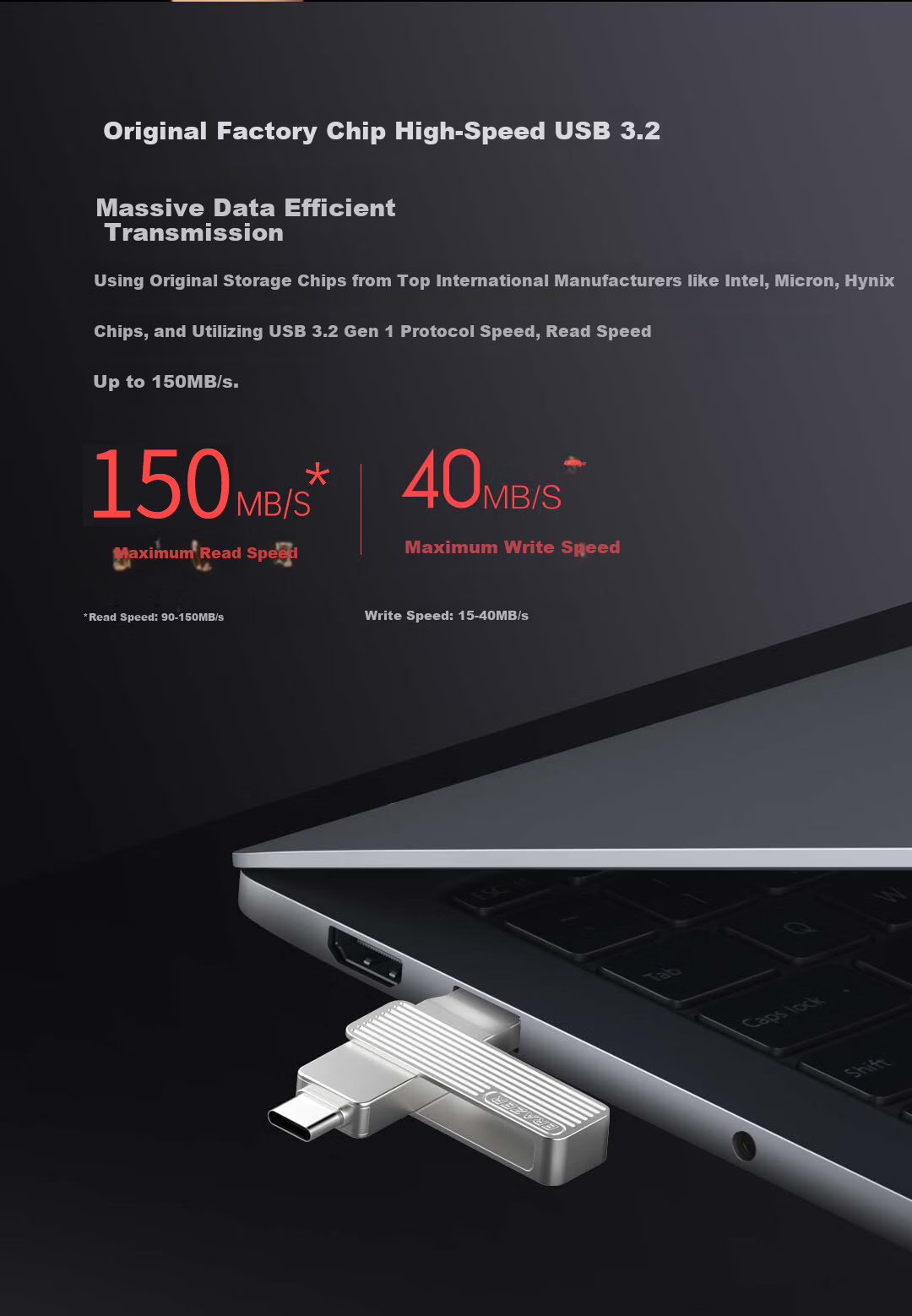 Lenovo Invests in Brand Yinengzhe, 256GB USB3.2 Lightning Dual-Interface Apple Phone Flash Drive, F510 Metal Rotating Protective Case, Dual-Purpose USB Drive for Phones And Computers 7