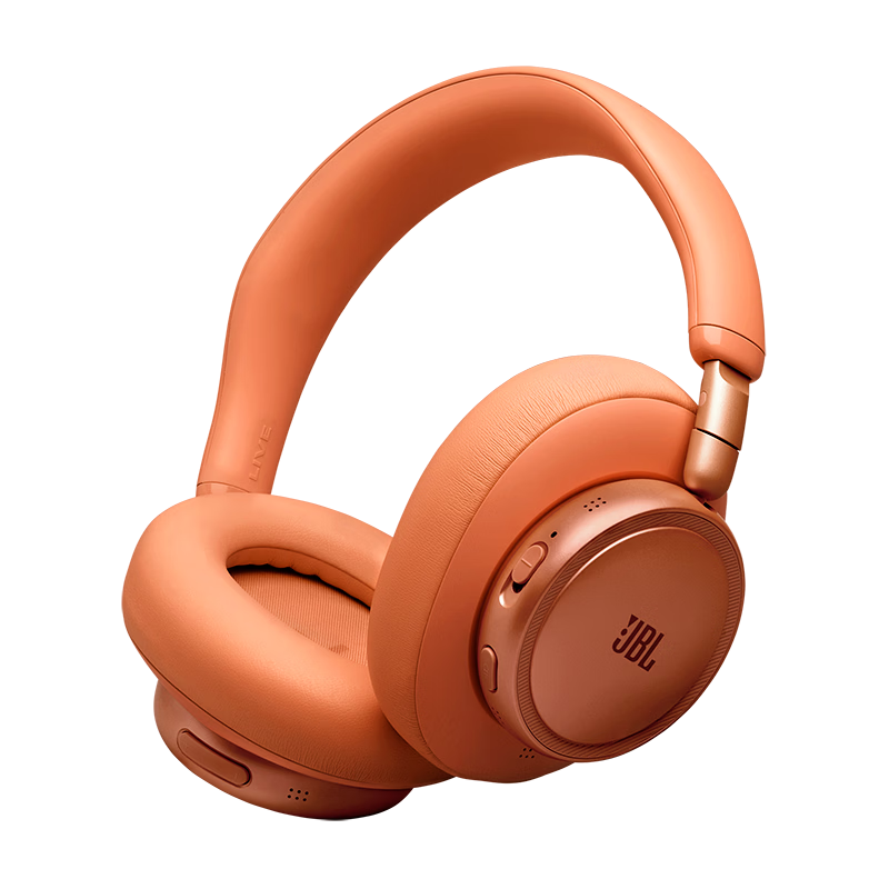 JBL LIVE 780NC [Wang Chulin's Choice], Over-Ear Smart Noise-Cancelling Headphones, New Generation Bluetooth, High-Resolution Sound Quality, [Mid-Autumn Festival Gift], Apple Orange
