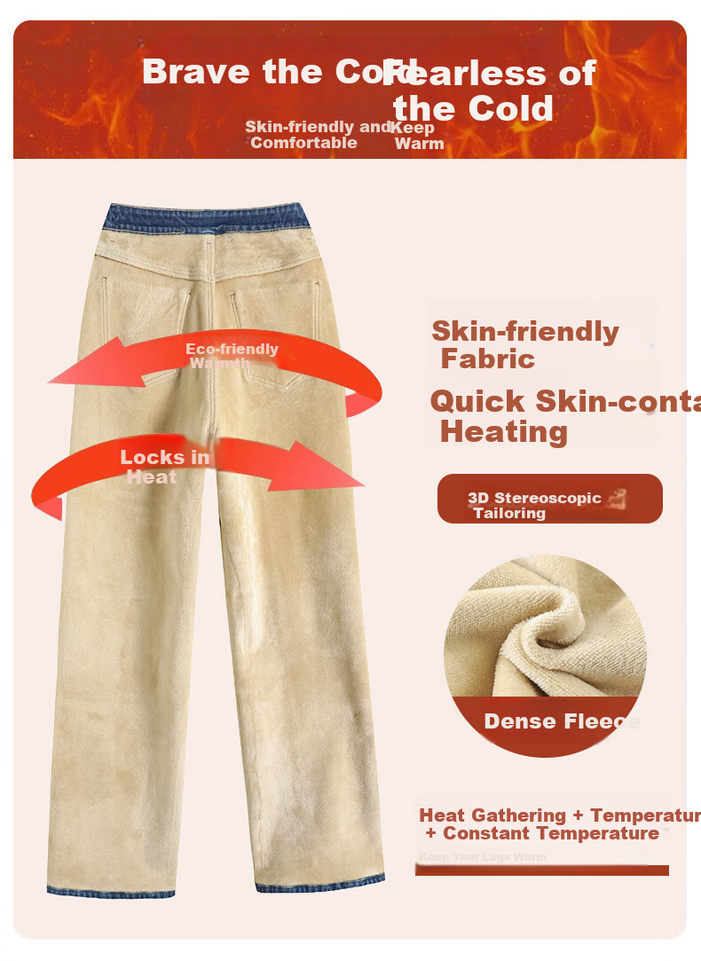 Langsha Women's Straight Leg Jeans 2026 Spring Autumn Loose High Waist Slim Wide Leg Trousers 5