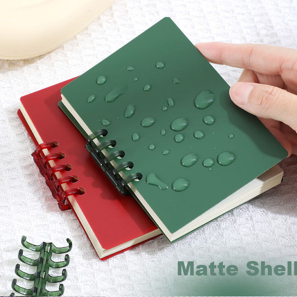 Faramon A7 4-Pack Mini Spiral Notebook Pocket Journal Simple Portable Vocabulary Exercise Notebook 7