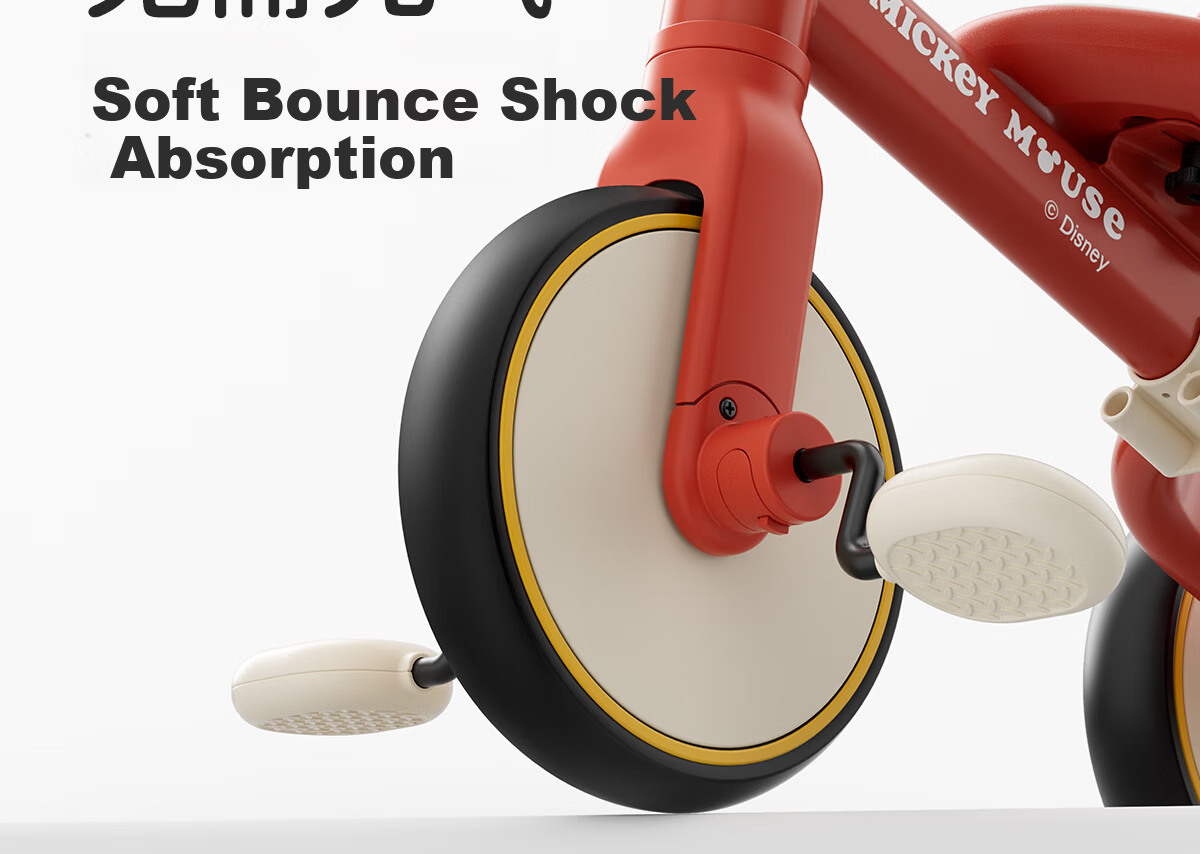 DISNEY Kids Tricycle Balance Bike 1-3-6 Years Toddler Pedal Bicycle Baby Birthday Gift Walker Push Bike 22