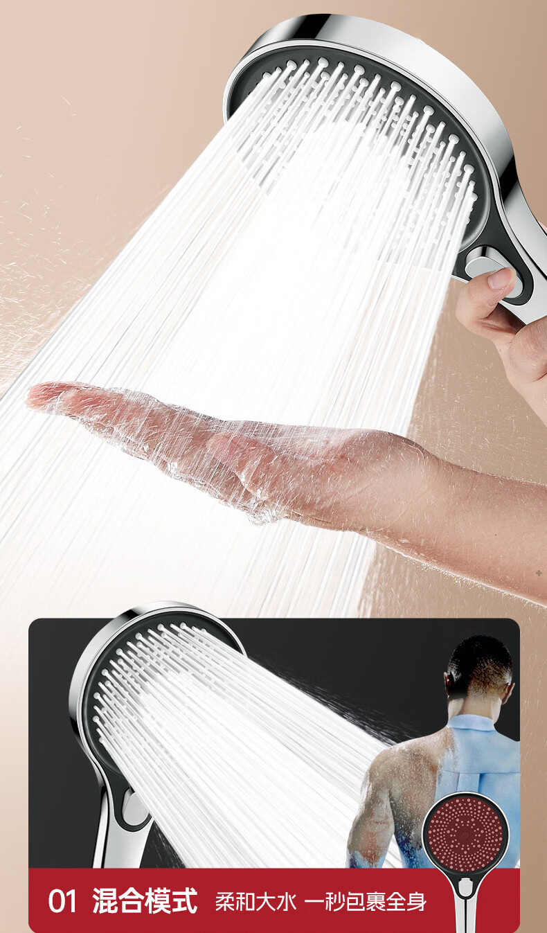 HOMK German Shower Faucet Mixer Valve Bathroom Hot and Cold Water Mixer Valve Bath Mixer Valve 8