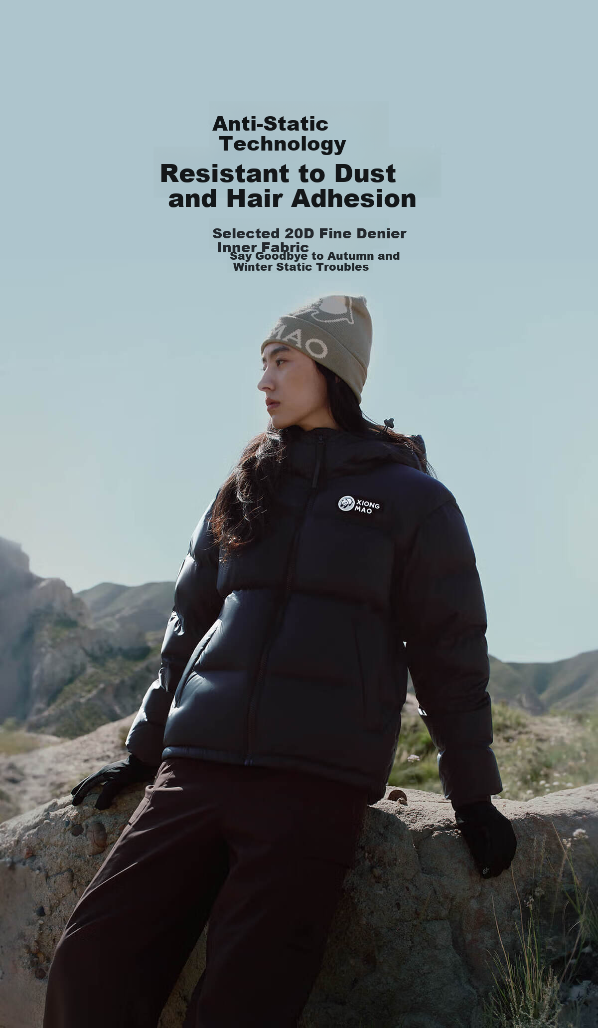 Panda Zhang Yuxi Style "Bubble" Down Jacket Unisex Autumn Winter Thickened Warm Hooded Puffer Coat 144Y5 10