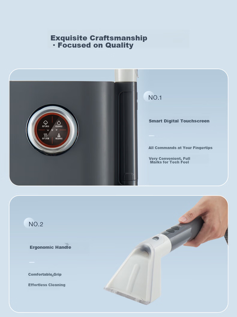 Donlim Fabric Cleaning Machine Multifunctional Steam Cleaner Washer and Vacuum Integrated Home Carpet Sofa Mattress Curtain Cleaning Device DL-6906 Full Set 31