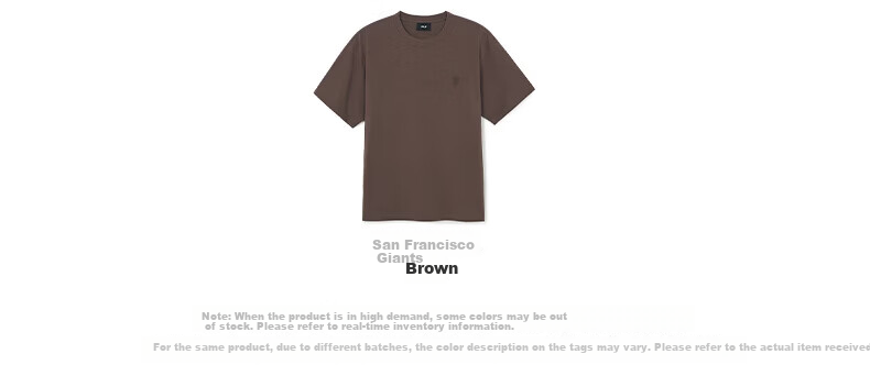 MLB Unisex Short Sleeve Sun Protection T-Shirt Casual Sports Loose Fit 26 New 3ATSB0263-45PKM-L 5