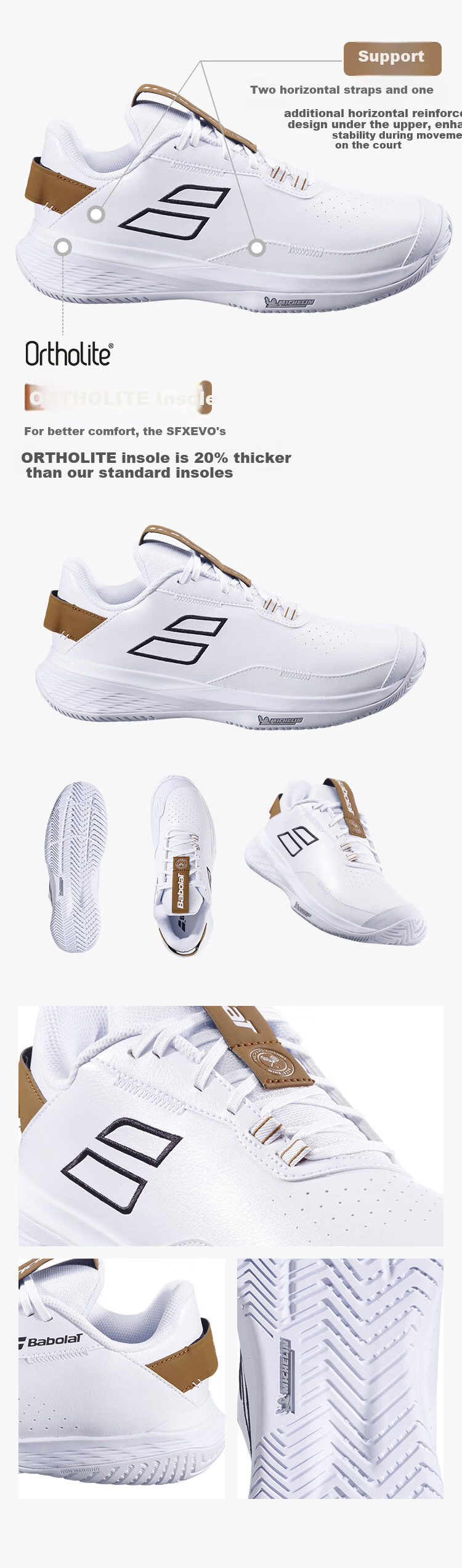 Babolat Wimbledon Collaboration Junior Tennis Shoes 4
