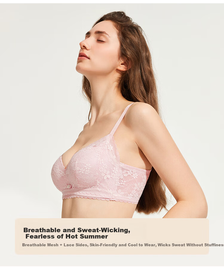 Cosmo Lady Women's Bra Set Push-Up Breathable Sexy Lace Underwear Gift 2B353I 4