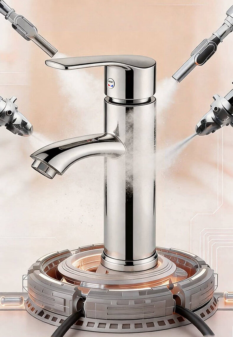 Vanward Basin Faucet Bathroom Sink Washbasin Faucet Bathroom Cabinet Countertop Hot and Cold Dual Control Faucet M16 17