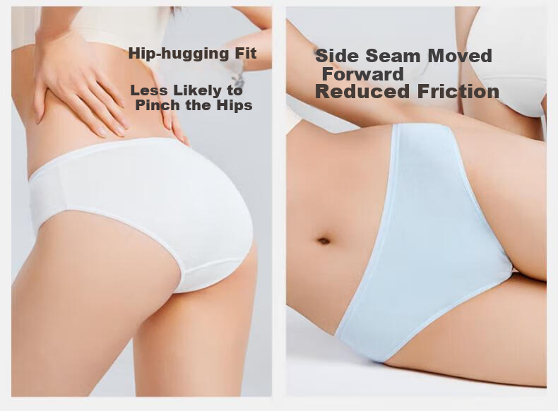Baanxi Disposable Modal Women's Underwear Travel Business Maternity Postpartum Sterile Wash-Free No Lint Color 12 Pieces XL 25