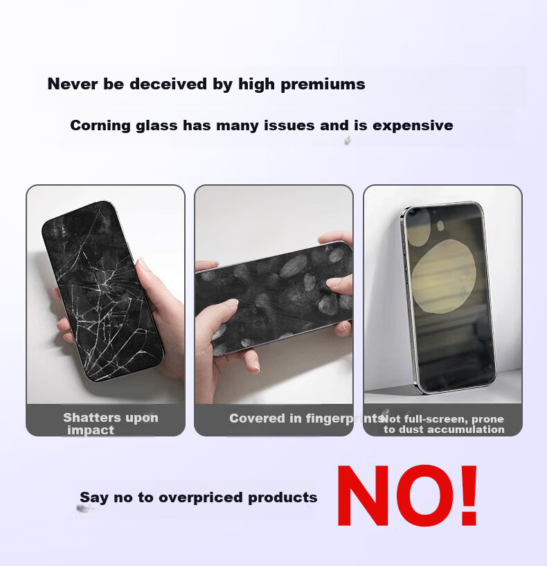 DIVI New Matte Privacy Screen Protector for iPhone 15/16 Anti-Spy Tempered Glass Matte Film, Anti-Fingerprint Gaming Protective Film, 2-Pack Dust-Free Packaging 1