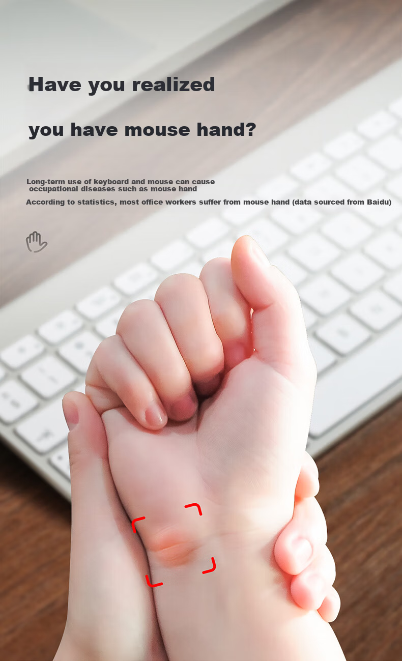 DIY Workshop Silicone Airbag Liquid Air Wrist Rest Desk Office Gaming Esports Cute Creative Simple Mouse Wrist Pad Small Air Cushion Wrist Support Pad 1