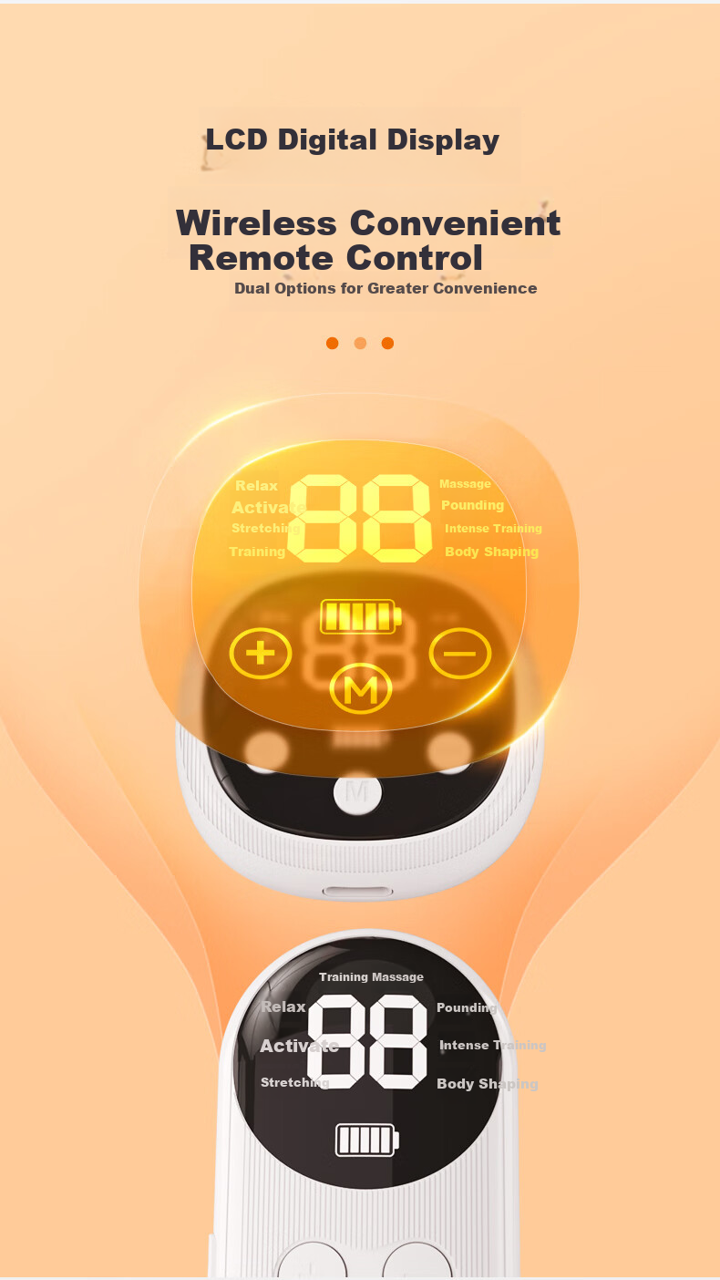 Muscle Electrical Stimulation Trainer Relaxation Electrotherapy Massager Post-Exercise Muscle Recovery Fascia Full-Angle Accelerator 10