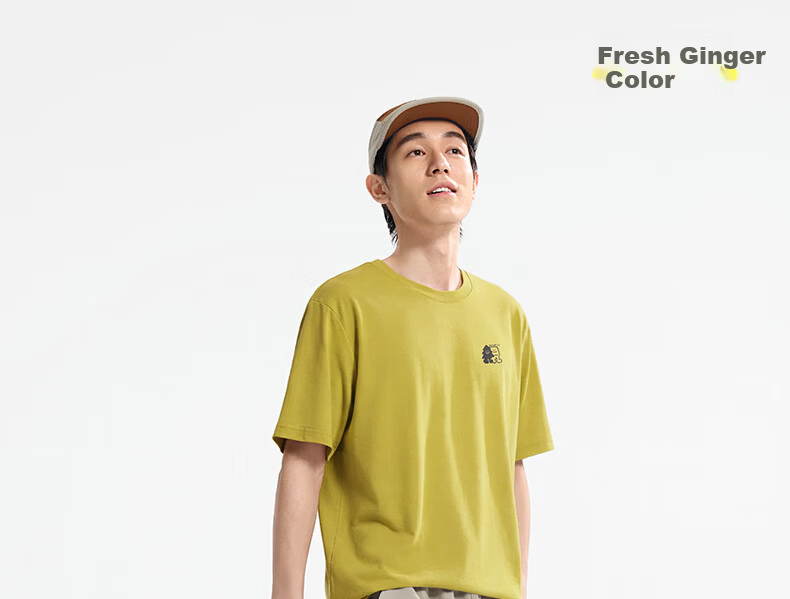 361° Unisex T-Shirt Spring Summer New Pure Cotton Sports Outdoor Loose Fit Crew Neck Short Sleeve Top 632623102-7 18