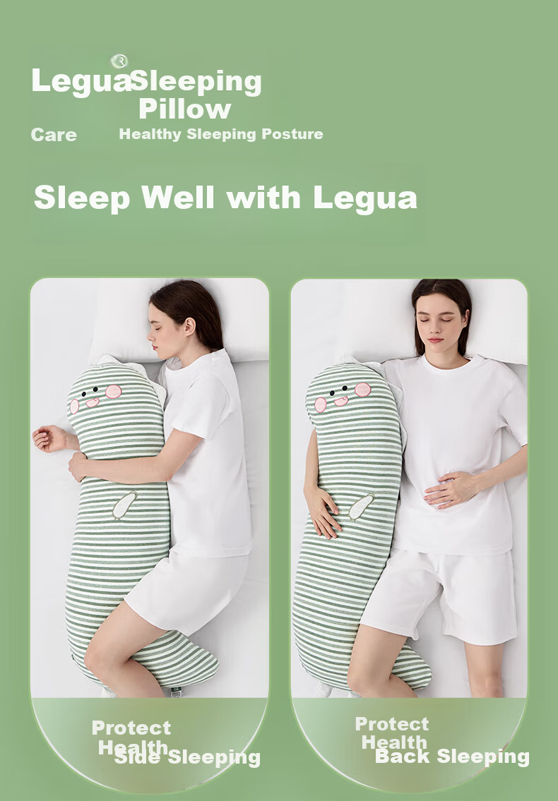 Legua Sleeping Body Pillow Bed Full-Length Bolster Side Sleep Leg Hugging Pillow Cute Dinosaur Kids Plush New Year Gift 1