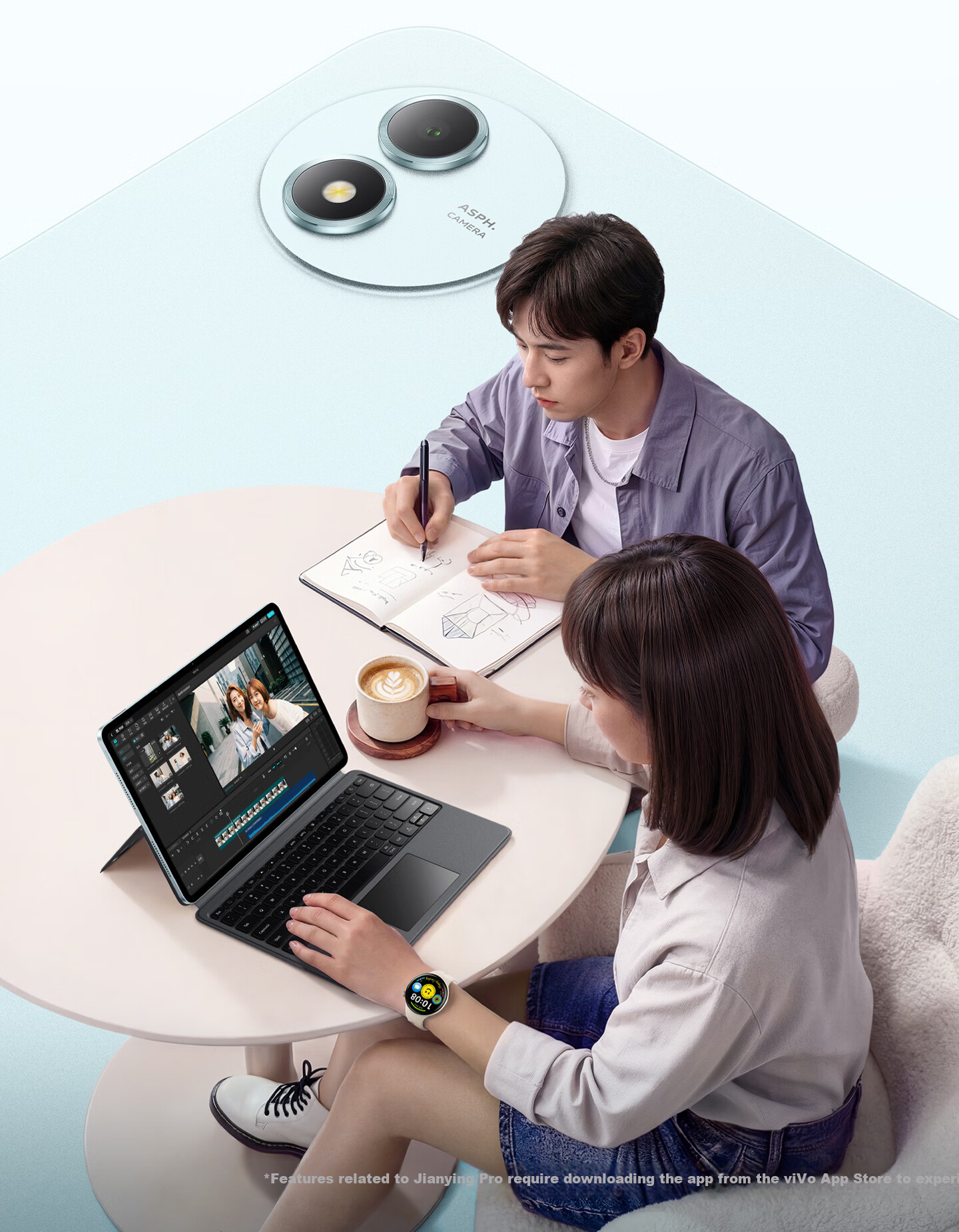 Vivo Pad6 Pro 16GB+512GB Freedom Gray 13.2-inch 4K True Color Display Dolby Vision Snapdragon 8 Gen 5 Tablet PC 18