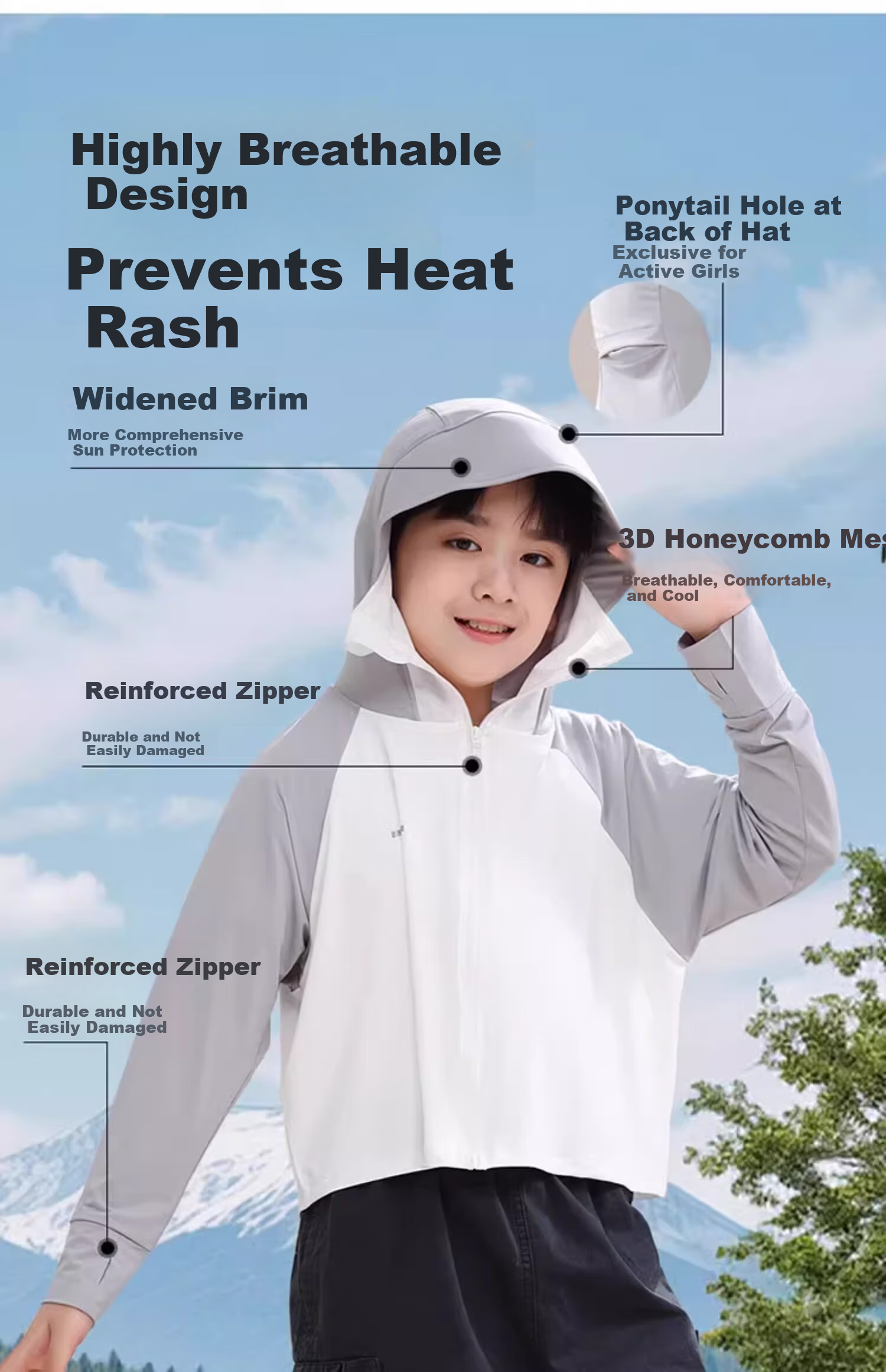 LangSha Kids Sun Protection Jacket Boys Girls Summer UV Protection Breathable 2025 New Baby Ice Silk Breathable Sunproof Clothing 14