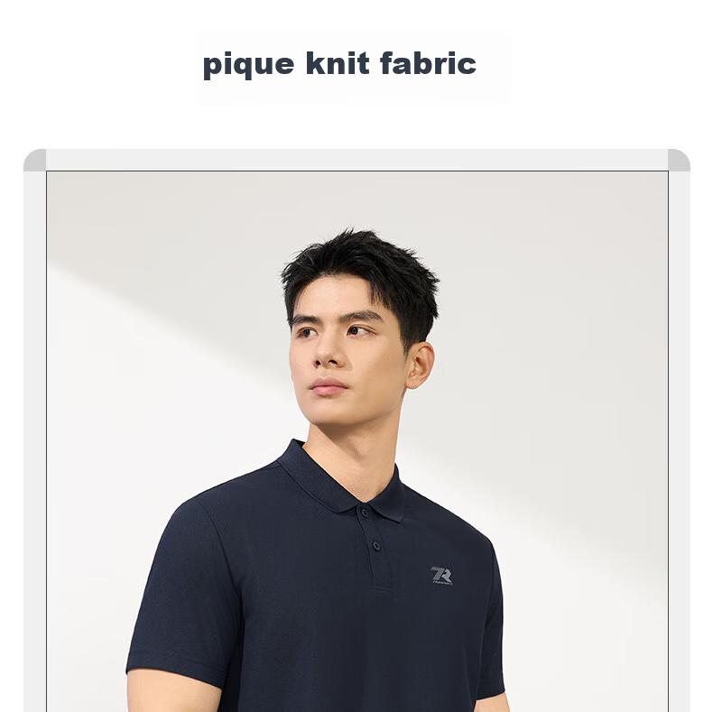 361° Men's Short Sleeve T-Shirt Spring Summer Sports Quick-Dry Running Fitness Polo Shirt 652624109H-5 5