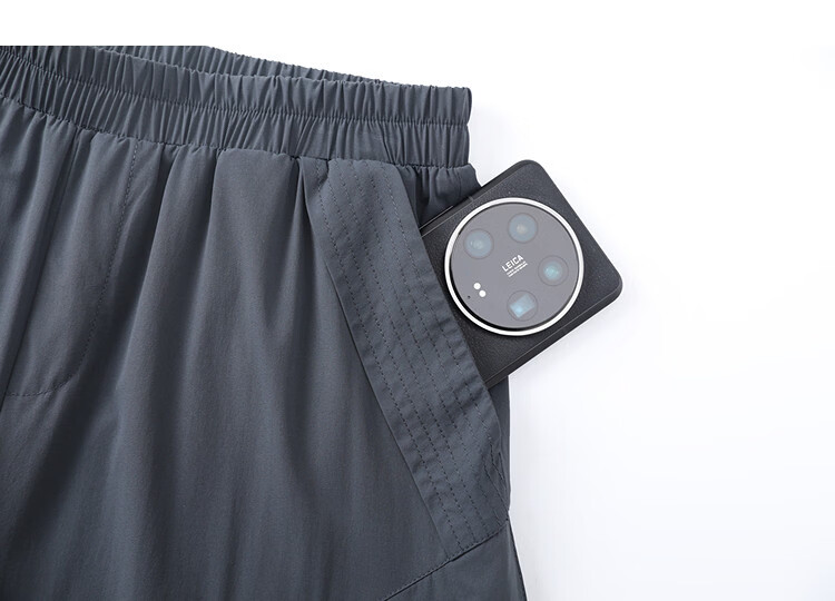 Demana Black Tech Sunscreen UPF50+ Summer Antibacterial Mite-Resistant Elastic Waist Loose Cargo Casual Pants for Women 13