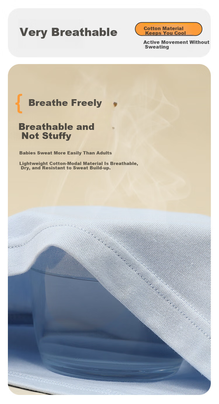Hodohome Boys' 7A Antibacterial Modal Thermal Underwear Set, Gray, Size 140 4