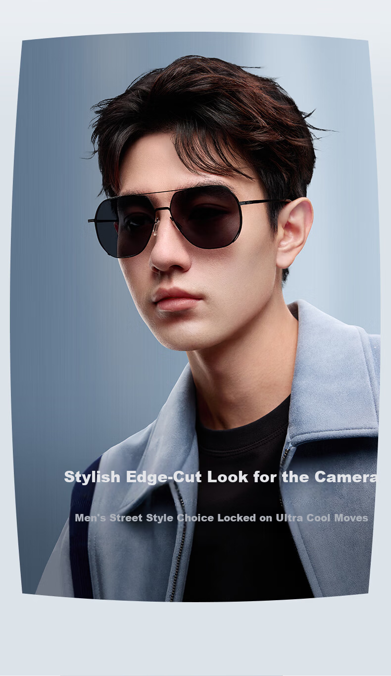 HLA Night Vision Glasses, Driving-Specific Sunglasses for Men, Day And Night Dual-Use, Photochromic Polarized Sunglasses, Night Driving Anti-Glare 3