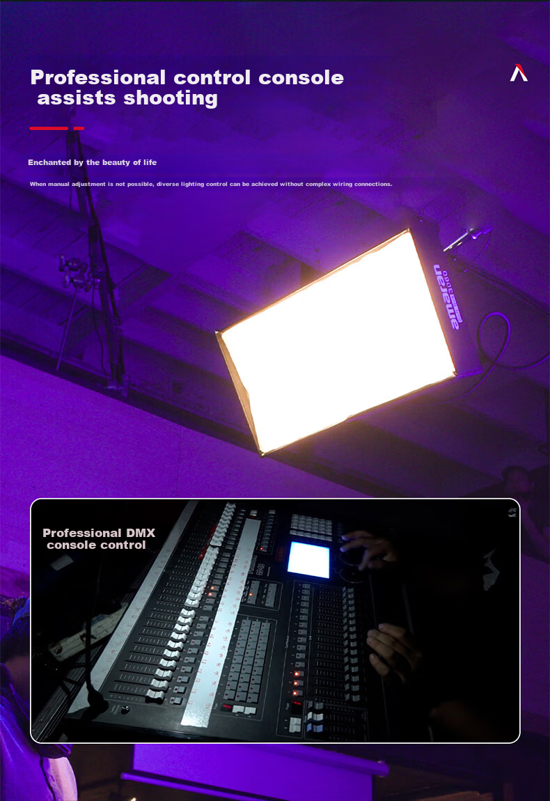 AMARAN F21x LED Video Light Adjustable Color Temperature Soft Foldable Fabric Light for Live Streaming Photography Studio Lighting 11
