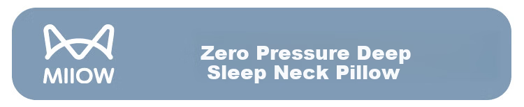 Miiow Latex Pillow Core Neck Support Sleep Aid Adult Side Sleep Pillow Home Use 48*74cm Pair 3