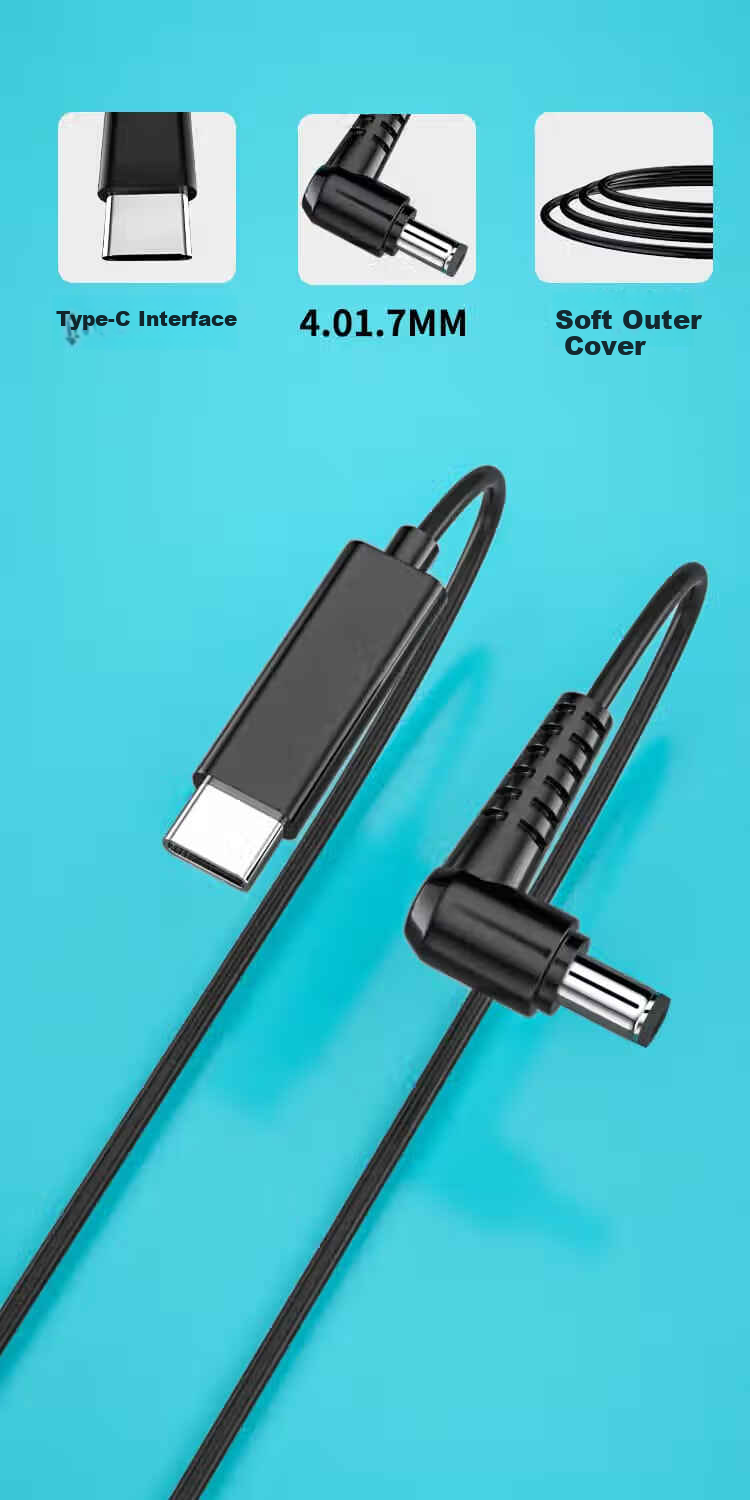 Delippo PD Charging Cable 65W/45W for Lenovo Laptop Xiaoxin Air 12/13/14 Chao 5000 Chao 7000-1314 20V Small Port Power Adapter Cable 2