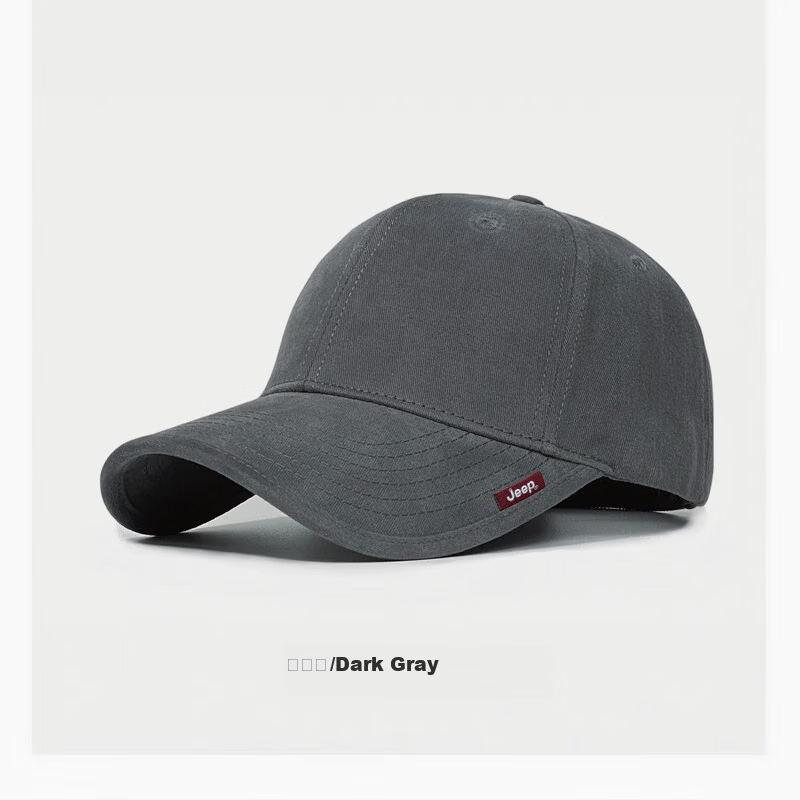 JEEP Men's Baseball Cap Versatile Four-Season Pure Cotton Adjustable Sunshade Hat Unisex Sun Protection Cap 9